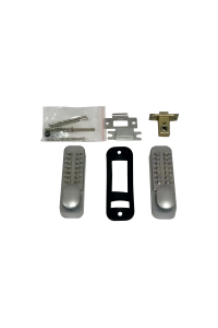 PUSH BUTTON on both sides SECURITY LOCK Black or White or Silver locks