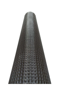 Galvanized Wire DELIVERED Mesh Fencing - 25mm x 25mm Squares 15m Rolls Black