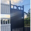 Black White Dark Grey Hamptons Fence & Gate Panels – Aluminium Slats – Custom Sizes