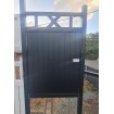 Black White Dark Grey Hamptons Fence & Gate Panels – Aluminium Slats – Custom Sizes