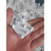 Plastic End Caps 50-Pack - 40x40mm - Black or White or Translucent Batten Cap