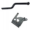 High Quality Gate latch in Black - Has a padlock hole lock