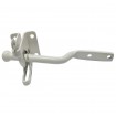High Quality Gate latch in White - Has a padlock hole lock