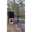 CM07 Pedestrian Small Gate 1800 x 800mm Black - Matches Driveway Set