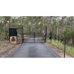 CM07 Pedestrian Small Gate 1800 x 800mm Black - Matches Driveway Set