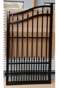CM07 Pedestrian Small Gate 1800 x 800mm Black - Matches Driveway Set