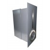 Hamptons Style Letterbox Grey Black White Extendable