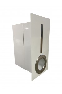 Hamptons Style White Letterbox  Extendable