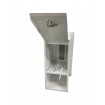 Hamptons Style Letterbox Grey Black White Extendable