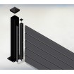 Aluminium Posts - Heavy Duty 76x76x2.5mm - Sold by the Metre and comes with Alloy Post cap 