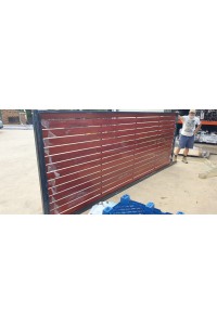 Sliding Slat Gate - Horizontal 100mm SLATS Made to Measure from Slats - SQM PRICE Gates