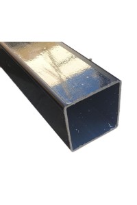 Aluminium Posts - Medium Duty 50x50x2.5mm - Sold by the Metre and comes with a plastic post cap