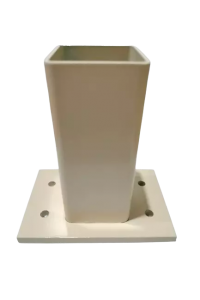 Post base or Header beam drop post Bracket for 50x50mm Posts in CREAM