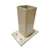 Post base or Header beam drop post Bracket for 50x50mm Posts in CREAM