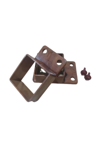 50x50 Brackets suitable for 50x50mm Box Tube MERBAU 8-PACK - Delivered