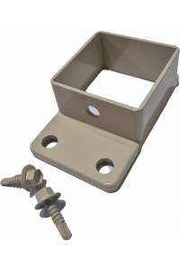 50x50 Brackets suitable for 50x50mm Box Tube PAPERBARK 8-PACK - Delivered