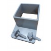 50x50 Brackets suitable for 50x50 Box Tube - Price includes 2 x Screws Black or White or Dark grey Cream Merbau Paperbark