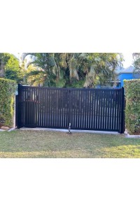 Swing Gate 80mm x 50mm Chunky 65mm slats Vertical & 65mm slats-  Top and Bottom Rails - Cut to Size then you DIY