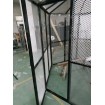 White or Black Large Bird Aviary DELIVERED Pet Cage Mesh Door Entry Aluminium light weight