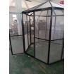 White or Black Large Bird Aviary DELIVERED Pet Cage Mesh Door Entry Aluminium light weight