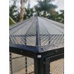 White or Black Large Bird Aviary DELIVERED Pet Cage Mesh Door Entry Aluminium light weight