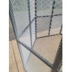 White or Black Large Bird Aviary DELIVERED Pet Cage Mesh Door Entry Aluminium light weight