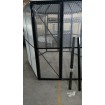 White or Black Large Bird Aviary DELIVERED Pet Cage Mesh Door Entry Aluminium light weight