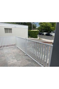 Vertical Classic 38mm slats Fencing or Balustrade - Square Metre Rate Example