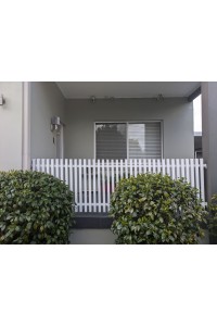 White BATTEN Balcony Railings- 40x40mm - 3 Colours -Custom Sizes SQM Rate White Custom cuts