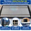 White Batten Fences SQM RATE Hamptons - Architectural - Custom