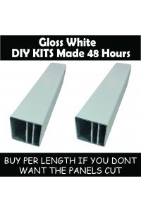 Battens 40x40mm - 5.5m lengths in White - Bulk item & Uncut - Super Heavy Duty