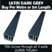 Battens 40x40mm - 5.5m lengths in Black -Bulk item & Uncut - Super Heavy Duty