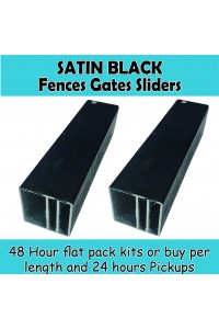 Battens 40x40mm - 5.5m lengths in Black -Bulk item & Uncut - Super Heavy Duty