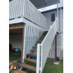 White BATTEN Balcony Railings- 40x40mm - 3 Colours -Custom Sizes SQM Rate White Custom cuts