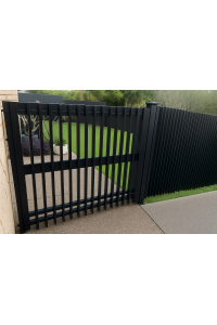 Blade Gates Fin Style - Contemporary High End Look Custom Sizes - 3 Colours