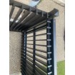 Blade Gates in Monument Dark Grey Contemporary High End Look Custom Sizes