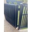 Black Blade Gates Fin Style - Custom Sizes