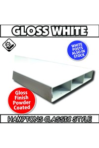 Slats in White -100x16mm - 4.8m long Slat - Bulk item & Uncut