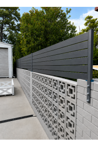 Fence Toppers with 65mm slats - 3 Colour Choices