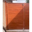 Merbau Alloy Double Swing Gates - CUSTOM Width and Height  -  SQM