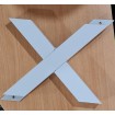 Crosses "X" to suit our Hamptons Fences - Black White Dark Grey