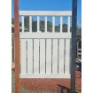 80mm x 50mm Chunky - Vertical Sliding Gate -  80x50 Top and Bottom Rails - 38mm Top battens