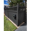 Black  - Vertical Gate or Fences or Sliding Gates -  80x50 Rails - 38mm Top battens - Privacy