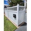 80mm x 50mm Chunky - Vertical Sliding Gate -  80x50 Top and Bottom Rails - 38mm Top battens