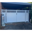 Black  - Vertical Gate or Fences or Sliding Gates -  80x50 Rails - 38mm Top battens - Privacy