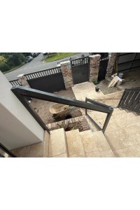 DIY Stairs using 80mm x 50mm Chunky Vertical Fencing -  Top and Bottom Rails - DIY Raked- Custom Sizes