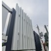 Alternate Blade Batten Slat Combo Fence Panels - Custom sizes - Full Architectural Look