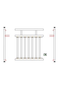 Classic Hamptons SWING GATES  with 38mm Slats and 2 Verticals - DIY Kits