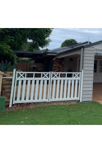 Hamptons Style Gates in this STYLE  - DIY Kits - No need to buy fences