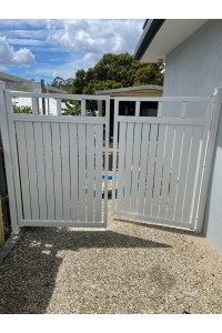 Hamptons Style GATES with 3 Verticals n top